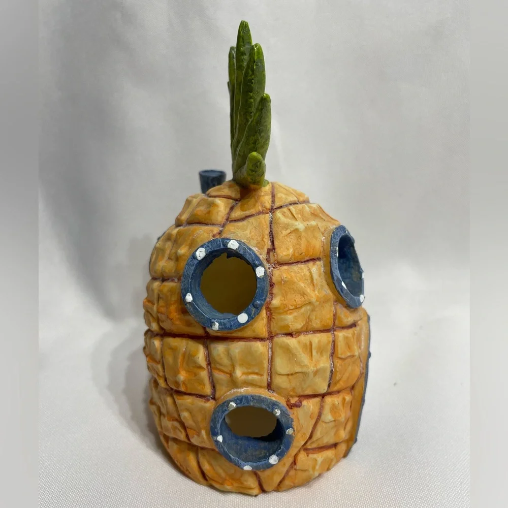 Penn-Plax SpongeBob Pineapple Home Aquarium Ornament Excellent Condition